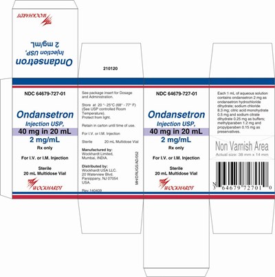 Vial Carton 20 mL - Ondansetron Vial Carton 20 mL